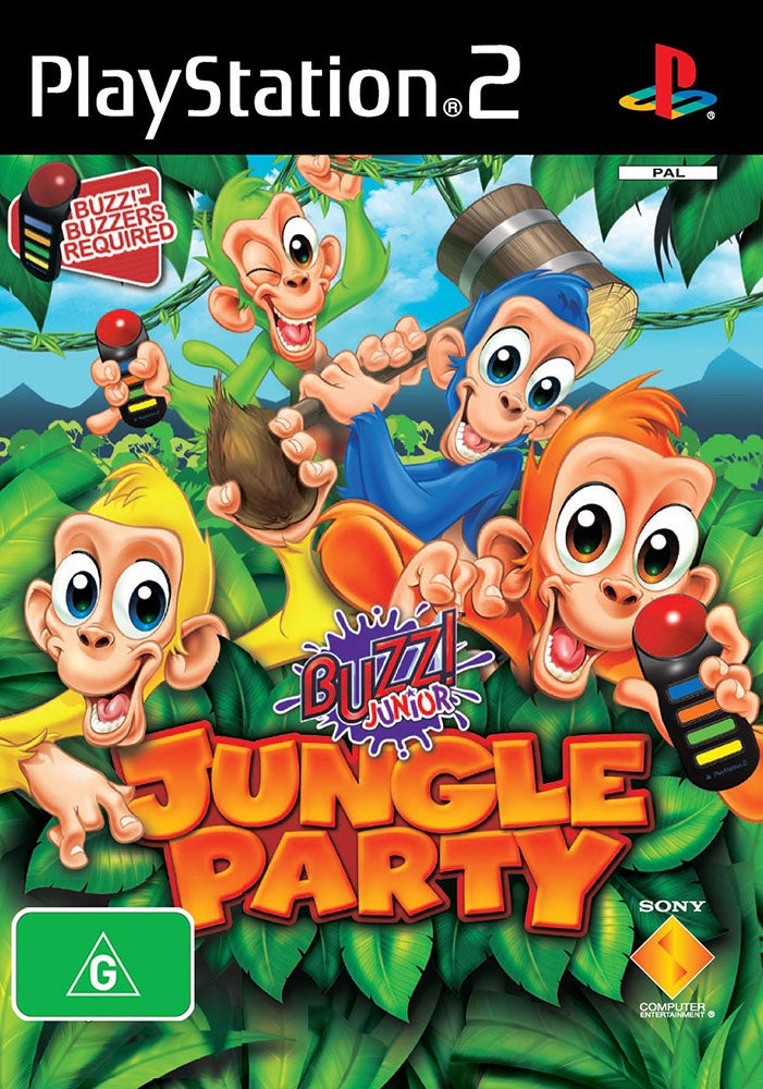 Sony Buzz Junior Jungle Party Refurbished PS2 Playstation 2 Game